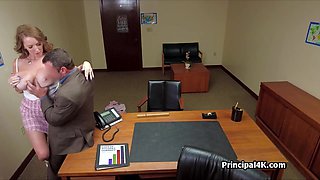 Big titty cougar lawyer ends up suck a principal