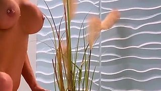 Beautiful pornstar Monika Fox gets sucks and fuck in the bathroom