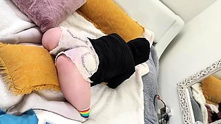 Ebony stunning amateur teen party babes eat and ride cock