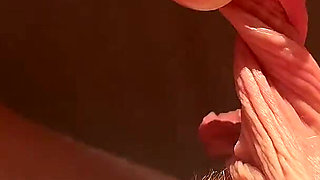 Big Pussy Labia Play, Stretching and Pulling