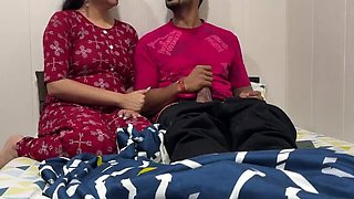 Stepmom and Sister Team Up to Cure Stepson's Porn Addiction - Horny Indian MILF Action