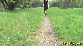 Pissing in the park