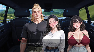 A Hawt Car Blowjob - Ntr'd by My Friend - Nts Route #23 an Ai Animated Sex Game