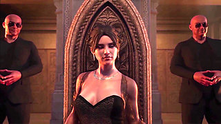 Sensual Dance of a Hot Redhead