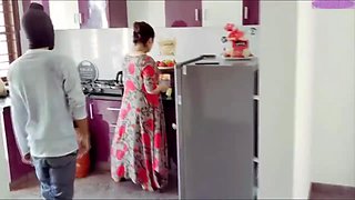 Robber in mask fucks chubby housewife