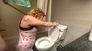 Tied to the Toilet