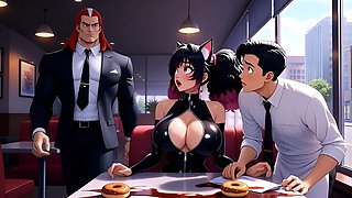 Pussygirl Wants Love and Sex. Hentai Anime Cartoon. Ai Animation