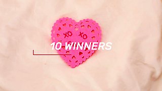 Amateur Jasmin stripping panties and masturbating