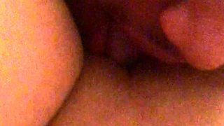 Glamour young amateur lesbos licking clit and fingering
