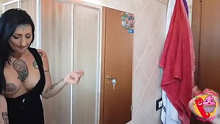 Lady Muffin Puts On Makeup And Gets Fucked Doggy Style By Tommy