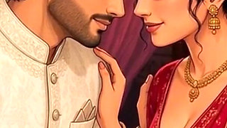 Desi Bride Wedding Night Intimate Romance - Ai Created Video