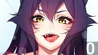 Paiur Island Pt. 2 JOI League of Legends Hentai Anime Ahri  LoL Zuricat