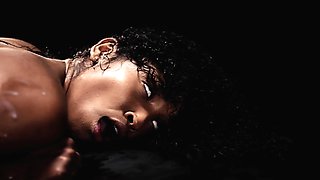 Black and ebony girlfriends get 2 white dicks