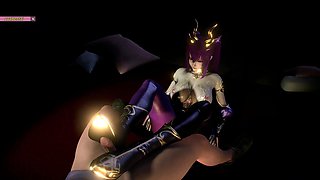 Zi Yan Virtual Vixen with a Booty Spell - 3D Animation