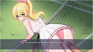 Panties To The Side Creampie On The Tennis Court - Sex Counselor Part 10