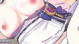 Genshin Impact- Mizuki Works Out Your Stress with a Lewd, Slippery Sex Session - 3D Hentai Animation