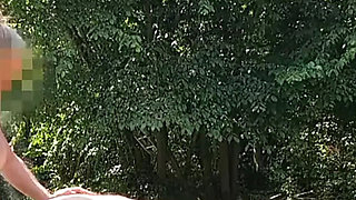 MrsPigHole Outdoor Strapon Fuck - Big Tits Public Anal Sex with PigHole