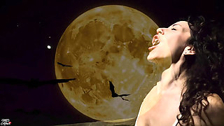 My GF Turns Into A Werewolf And Fucks Me Hard - YourFavoriteMommy & SavvyStar Lesbian Halloween Sex