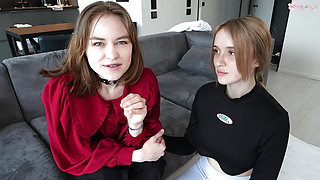 My Deepest Throat Is Overflowing with Cum and Saliva! Young Polly Young Gags From a Hard Blowjob!