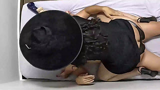 Real Homemade Passion Curvy Wife Rides Hubby in Witchy Halloween Heat
