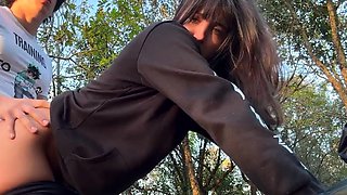 Pulled amateur czech babe outdoor anal fuck