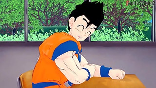 Android 18 enters college to continue fucking Gohan - Dragon Ball zex Series