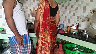House Wife Suck Neighbour in Kitchen When Husband Not There in Home