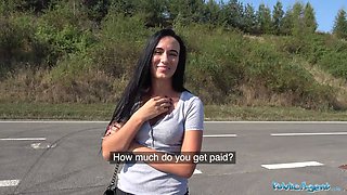 Public agent firm butted hottie luved getting banged outdoors