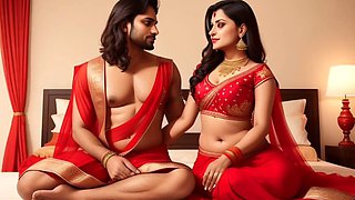 Friends engage in wild cartoon hentai adventures with Mango Bhabhi