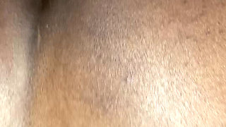 Cumming on her sexy ass