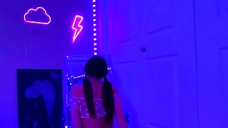 Xxlayna Marie's First Ever Anal Solo In Front Of Mirror Big