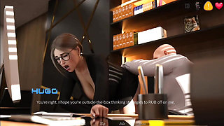 Office boss licking step sister pussy