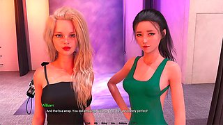 Stunning 18-year-old platinum-blonde caught nude in the dressing room