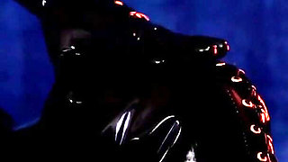 Latex Rubber Catsuit Tease by Fetish Model