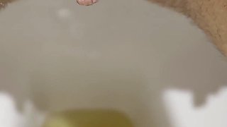 Compilation! Morning Yellow Pee! Close-up! POV!