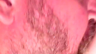 Big Bear Teases and Sucks Piggy Rose Titties
