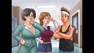 Summer saga: the hot trailer park girl makes her mark in the adult cartoon episode