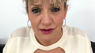 Big boobs milf masturbates with her dildo