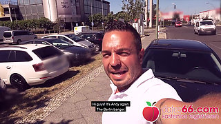German slut FitXXXSandy picked up at hardware store and fucked