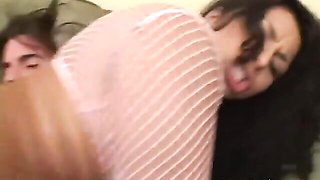 Extraordinary lovebird at big ass trailer