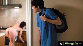 Hot MILF Siri Dahl Naked In Kitchen - Stepson Fucks Her Hard Anal & Doggystyle!