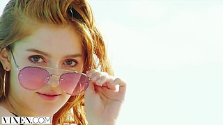 Red head video with cool Chris Diamond and Jia Lissa from Vixen