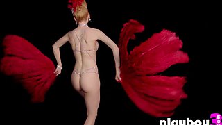 Hispanic Calypso Muse posed for Playboy