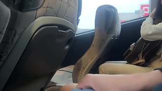 SHE RODE HIM UNDER THE STREETLIGHTS