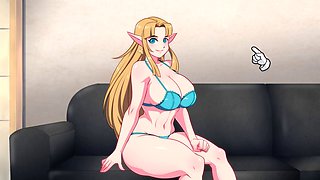 Zelda fan gets grilled in a hardcore fuck-a-thon interview by LoveSkySanHentai