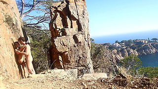 Hot Couple Outdoor Sex in the Middle of a Path, Amateur