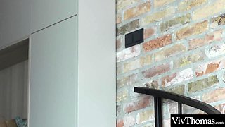 Luxurious blondes get additional humid in the bathroom and the guest room