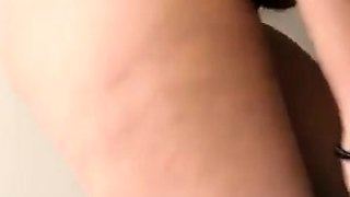 Amateur striptease and Solo masturbation