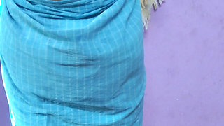 My wife changing dress