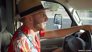 Step Family Summer Vacation: Part 1 With Cherie Deville, Damon Dice, Quinton James - Brazzers